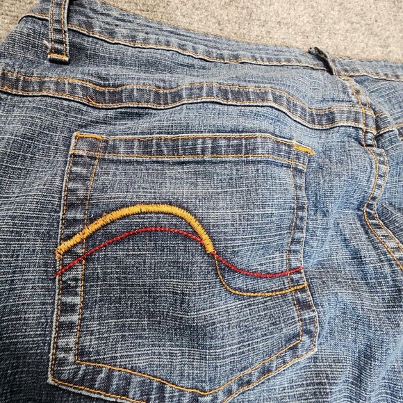 Baileys Pointe Jeans Womens Size 22 W Capris Cropped Cotton Blend High Rise - Picture 3 of 8